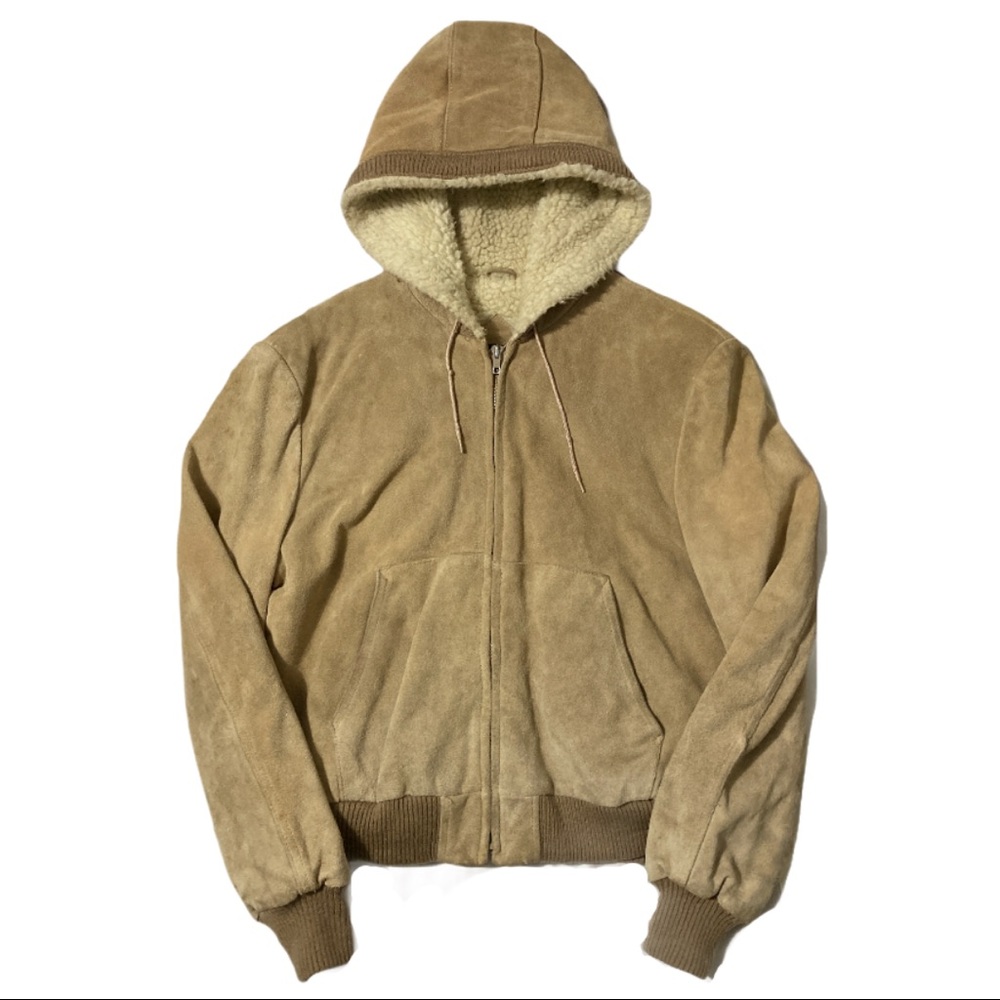 Vintage CHRISTOPHER RAND Leather Sherpa